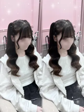 ヘアアレンジ lien momoのヘアスタイル