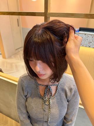 カラー 柔らかベージュ🧤 透明感/このかのヘアスタイル