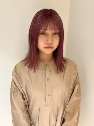 セミロング カラー akane /渋谷のヘアスタイル