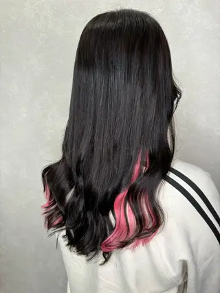 セミロング エクステ*美髪サロン KR2S河内長野店長のヘアスタイル