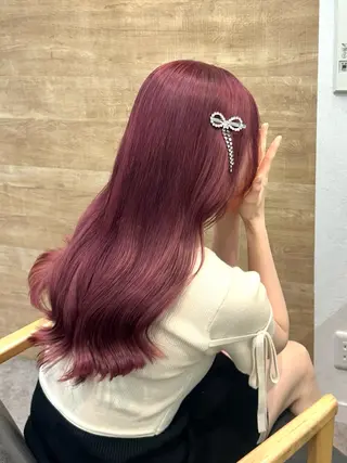 カラー 💖シールエクステ 韓国ヘアmikotoのヘアスタイル