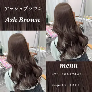 ロング カラー ヘアアレンジ ブリーチなしカラー /新百合ヶ丘/安形翔のヘアスタイル