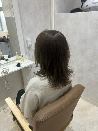 ミディアム カラー 💙まこと💙艶 カラー(Rico)のヘアスタイル