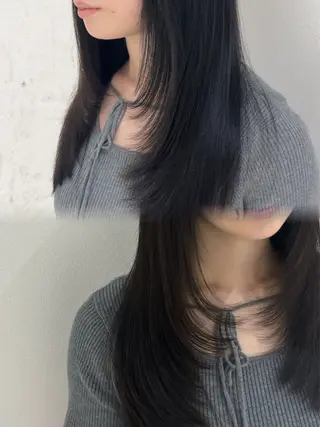 ロング 似合わせ🌿 AYAKAのヘアスタイル