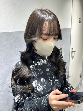 ロング 透明感カラー🇰🇷 レイヤー✨桑原　研太のヘアスタイル
