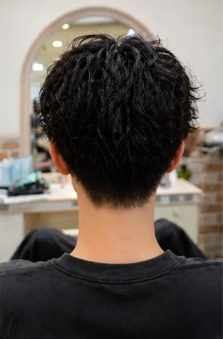 ショート メンズパーマ/カラー /カット/樋口捷🔥のヘアスタイル