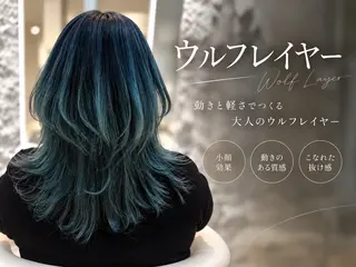 セミロング 大宮/ボブ レイヤー/透明感/歩のヘアスタイル