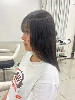 ミディアム カラー keany錦糸町 ハセベユウのヘアスタイル
