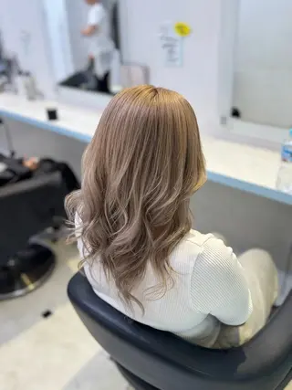 ロング カラー 暖色🩷透明感カラー ♡Maika♡のヘアスタイル