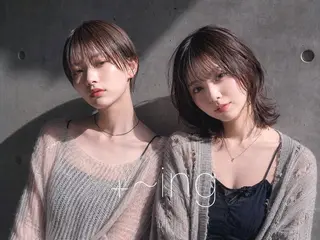 ショート カラー ズミ/レイヤー🦖艶 カラー/Wカラーのヘアスタイル
