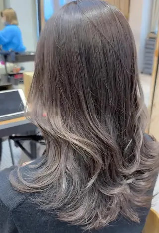 セミロング 似合わせ前髪/ レイヤー/くろのヘアスタイル