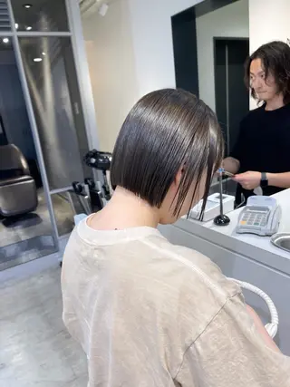 ショート メンズ清潔感のプロ 💈メンズパーマ藤田のヘアスタイル