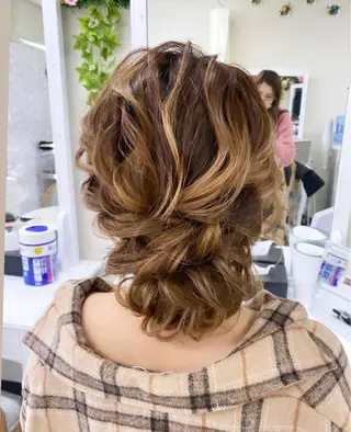 ヘアアレンジ ヘアセットサロン ココのヘアスタイル