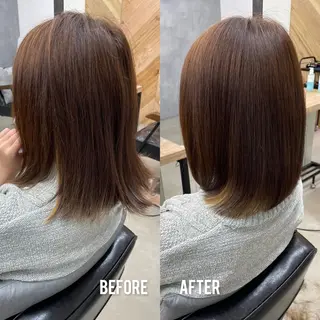 ミディアム 黒田 優衣のヘアスタイル
