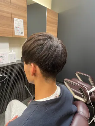 ショート メンズ メンズパーマモデル 大募集中のヘアスタイル
