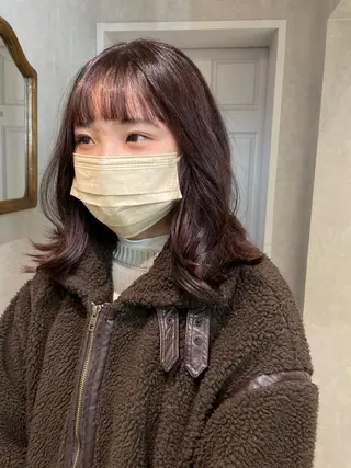 ミディアム カラー ナチュラル透明感🌱 小山美樹子のヘアスタイル