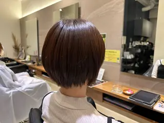 ショート hum立川 水野由香のヘアスタイル