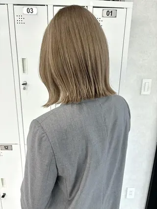 ミディアム カラー 🌼ベージュ/暖色 🌼すずのヘアスタイル