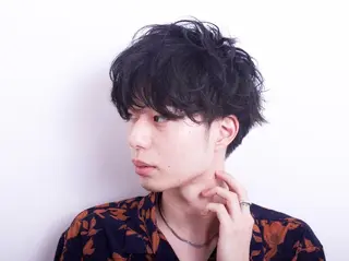 パーマ ミディアム メンズ Overture MIWAKOのヘアスタイル