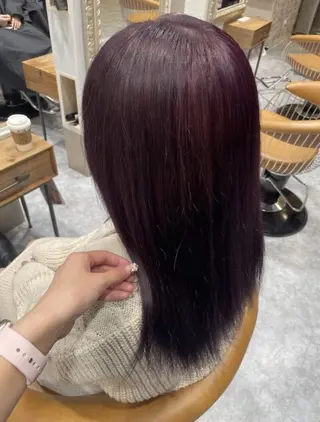 カラー 中村 真珠のヘアスタイル