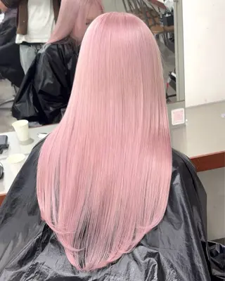 ロング カラー ブリーチ ハイトーン 特化🌈フジタハルキのヘアスタイル