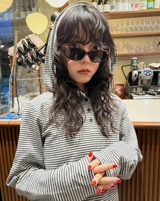 ロング パーマ 似合わせパーマ/ kazuのヘアスタイル
