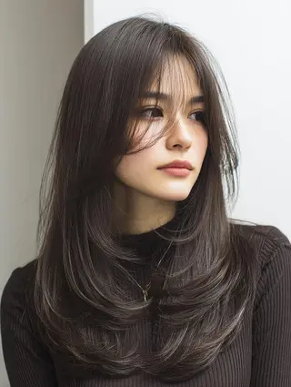 セミロング 艶髪診断で絶対綺麗✨ お悩み解決✨京谷宥✨のヘアスタイル