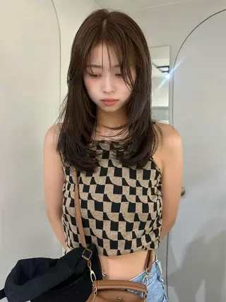 ミディアム kanon レイヤー・ボブのヘアスタイル