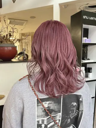 ミディアム カラー コレットヘアー 田中アヤノのヘアスタイル