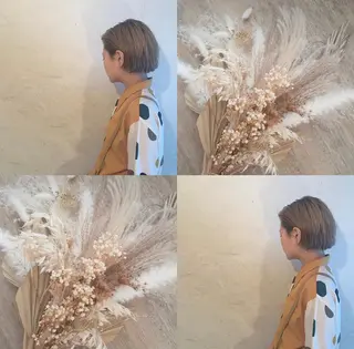 ショート minatsu 東京の技術を京都でのヘアスタイル