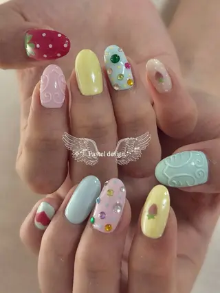 ネイル 【Yappy🌈】 💖P-tanaのネイルデザイン