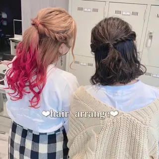 セミロング カラー ヘアアレンジ メンズ キッズ お悩み解決美容師 💐AMIのヘアスタイル