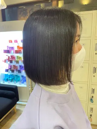 ミディアム ボブカット 佐々木 祐太のヘアスタイル