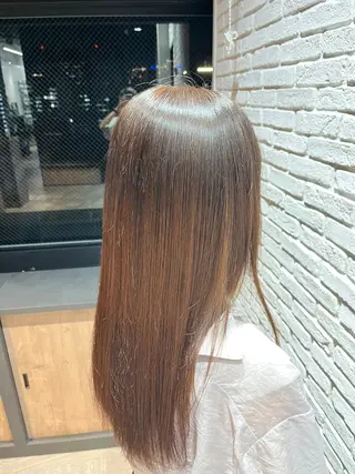 ロング 縮毛矯正/髪質改善 /艶カラー/こうめいのヘアスタイル
