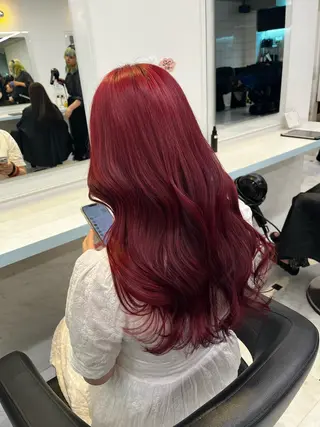 ミディアム カラー ブリーチカラー 🩵MIZUKIのヘアスタイル