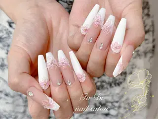 ロング Nail Salon To Be珈月のネイルデザイン