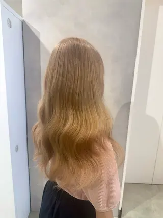 ロング カラー ハイトーン/うる艶 🤍カラー Mioのヘアスタイル