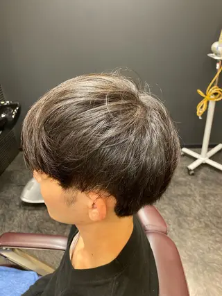 ショート メンズ メンズパーマモデル 大募集中のヘアスタイル