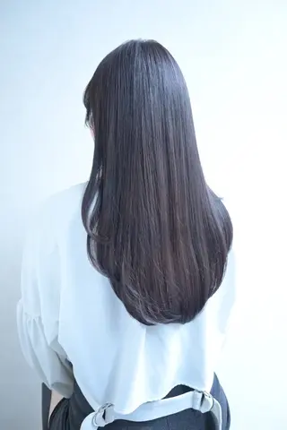 ロング 細川 真希のヘアスタイル