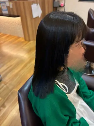 ミディアム カラー 永山 ありやのヘアスタイル