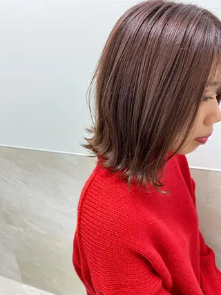 ミディアム カラー パーマ ヘアアレンジ キッズ ネイル マツエク・マツパ 🫧umu.🫧韓国 /レイヤーカットのヘアスタイル