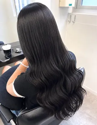 ロング カラー 🍒艶カラー🍒韓 国ヘア🍒momoのヘアスタイル
