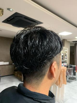 メンズ 田中大 パーマ/メンズカットのヘアスタイル