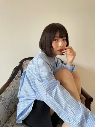 ショート カラー レイヤーカット🎀 NANAHAのヘアスタイル