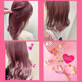 ミディアム カラー 新宿駅近♡個室 ♡関口三都季🌜のヘアスタイル