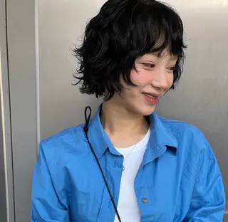 ショート パーマ メンズ清潔感のプロ 💈メンズパーマ藤田のヘアスタイル