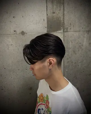 パーマ メンズ 永井 皓大のヘアスタイル