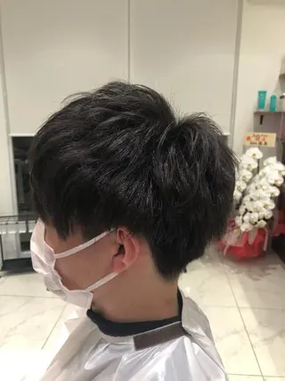 ショート ハイトーン&透明感 カラー☘️片山優陽のヘアスタイル