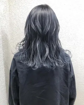 ミディアム カラー ブリーチ/髪質改善 店長　板垣智大のヘアスタイル