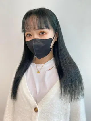 ロング サトウ ナナのヘアスタイル